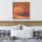 Rustige sport | FOOTBALL Canvas Afdruk (Insitu (Slaapkamer))