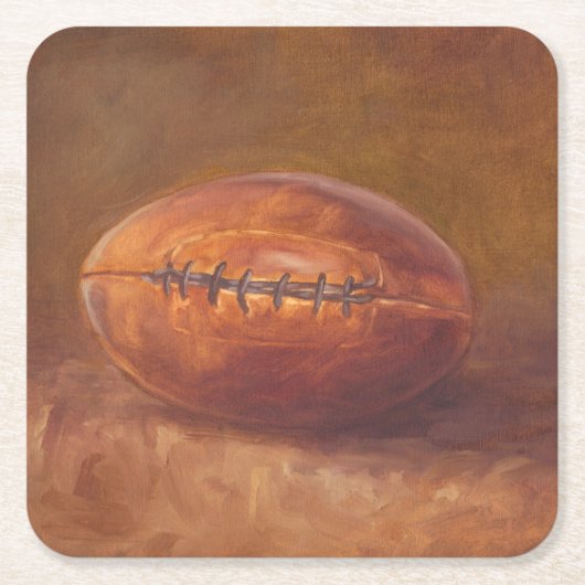 Rustige sport | FOOTBALL Kartonnen Onderzetters (Voorkant)