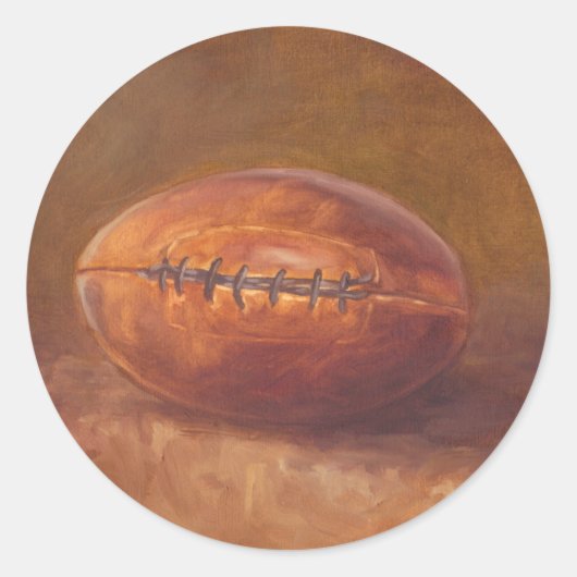 Rustige sport | FOOTBALL Ronde Sticker (Voorkant)