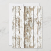 Rustige Starfish Lantern Barn Wood Vrijgezellenfee Kaart (Achterkant)