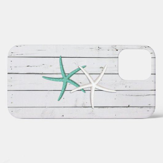 Rustige Starfish Weathered Wood Case-Mate iPhone Case (Achterkant (horizontaal))