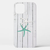 Rustige Starfish Weathered Wood Case-Mate iPhone Case (Achterkant)