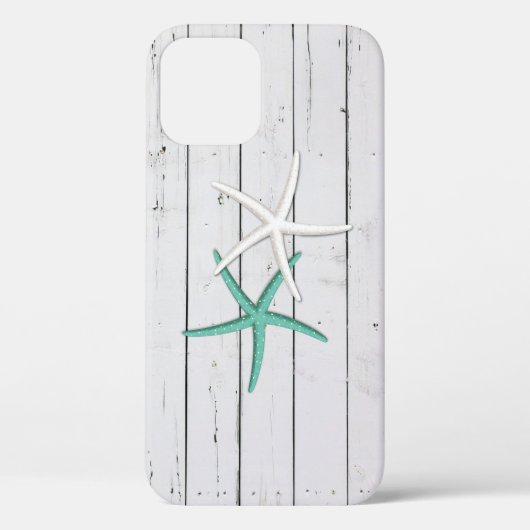 Rustige Starfish Weathered Wood Case-Mate iPhone Case (Achterkant)