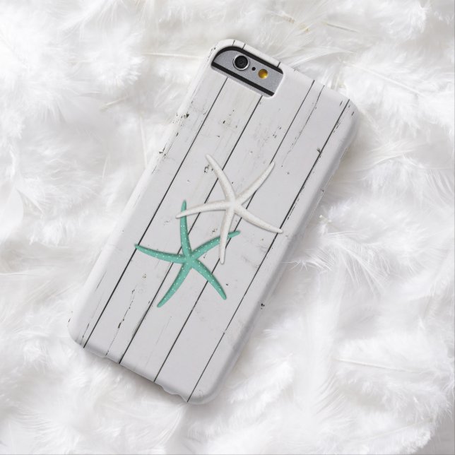 Rustige Starfish Weathered Wood Case-Mate iPhone Case (Voorbeeld)
