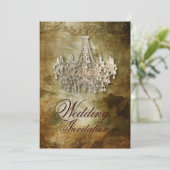 rustige steampunk  kroonkandelaarster kaart (Staand voorkant)