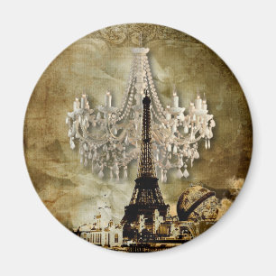 rustige steampunk  kroonkandelaarster magneet