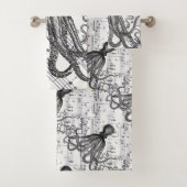 rustige steampunk octopus bad handdoek (Insitu)