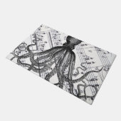 rustige steampunk  octopus deurmat (Schuin)