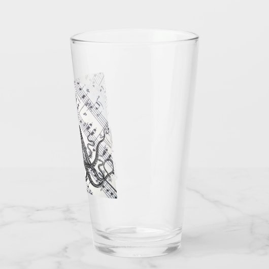 rustige steampunk octopus glas (Links)