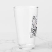 rustige steampunk  octopus glas (Rechts)