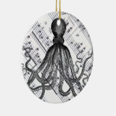 rustige steampunk octopus keramisch ornament (Rechts)