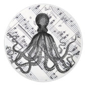 rustige steampunk  octopus keramische knop (Voorkant)