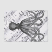 rustige steampunk octopus tissuepapier (Voorkant)