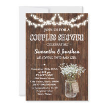 Rustige stellen baby shower landschuur