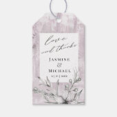 rustige stencil botanic dank u label cadeaulabel (Voorkant)