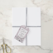 rustige stencil botanic dank u label cadeaulabel (Met Touw)