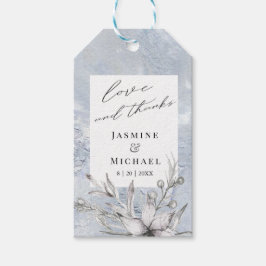 rustige stencil botanic dank u label cadeaulabel