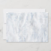 rustige stencil botanics elegant bruiloft kaart (Achterkant)