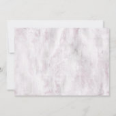 rustige stencil botanics elegant bruiloft kaart (Achterkant)