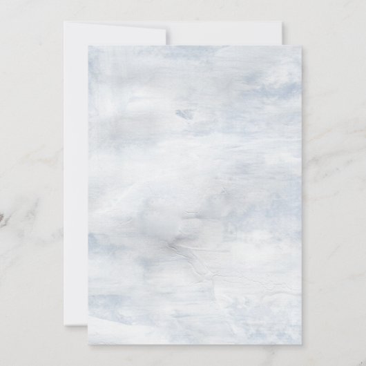 Rustige stencil botanische verandering Datum Kaart (Achterkant)