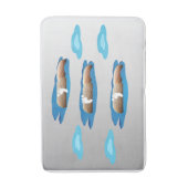 Rustige stenen pad Bathmat Badmat (Voorkant Verticaal)