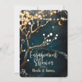 Rustige Sterrennacht Verloving  Kaart (Voorkant)