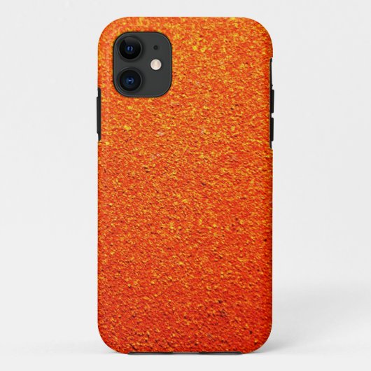 Rustige, stevige Oranje kleureninktkleur Case-Mate iPhone Case (Achterkant)