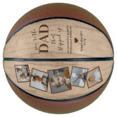 Rustige stiefvader foto basketbal cadeau (Voorkant)
