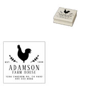 Rustige stijl Boerderij House Eiwitkarton Wooden Rubberstempel (Gestempeld)