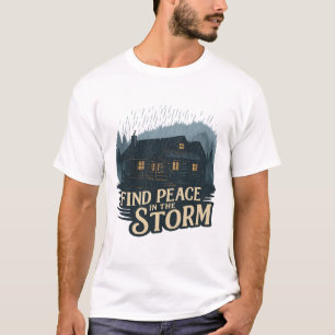 Rustige Stormhut – Vrede in de Natuur T-shirt