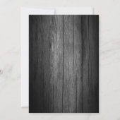 Rustige strandstralen bruiloft tropisch oerwoud kaart (Achterkant)