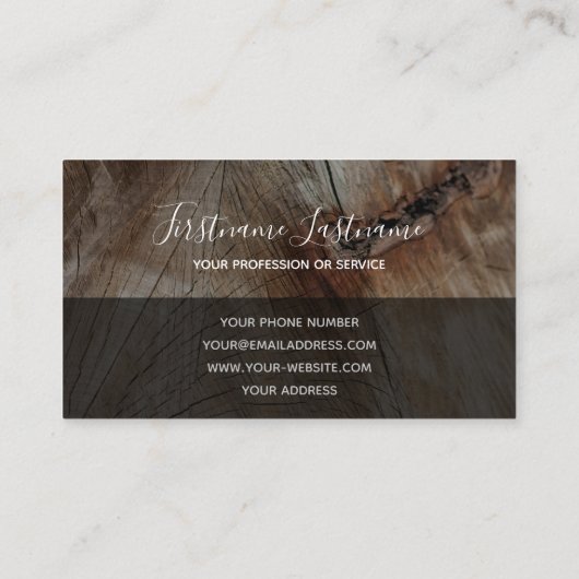 Rustige strepen met grijze rechthoekstreep met boo visitekaartje (Achterkant)