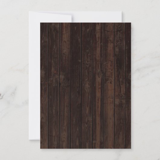 Rustige String Lights Barn elke zondag Kaart (Achterkant)