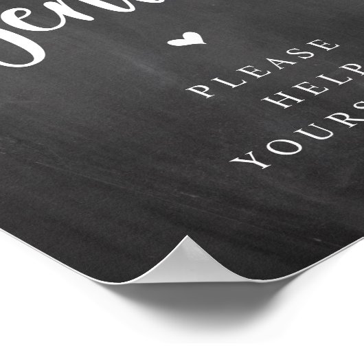 Rustige String Lights, Chalkboard, Gents Washroom Poster (Hoek)