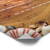 Rustige stuurstaarten Handtekening cocktaillijst Poster (Hoek)