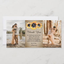 Rustige  Sunflower Burlap Wedding Foto