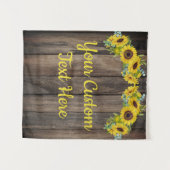 Rustige Sunflower Jubileum Party Backdrop Pro Wandkleed (Voorkant (horizontaal))