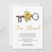 Rustige Sunflower  Key die ik heb verplaatst Aankondiging (Voorkant)