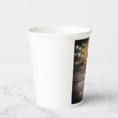 Rustige Sunflower String Lights Retirement Party Papieren Bekers (Rechts)