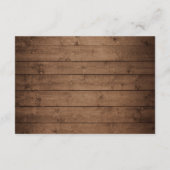 Rustige Sunflower String Lights Wedding Details Informatiekaartje (Achterkant)