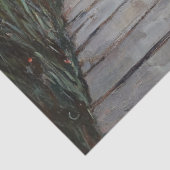 Rustige Sunset Rowboat op een Lake Decoupage Tissuepapier (Detail)