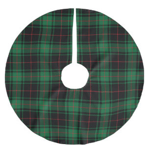 Rustige tartan-patroon van zwarte rode rode witte kerstboom rok