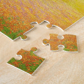 Rustige Tarweveld Scene met Windmolen Legpuzzel (Zijkant)