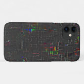 Rustige tekening in het donkerdonker op jute Case-Mate iPhone case (Achterkant (horizontaal))