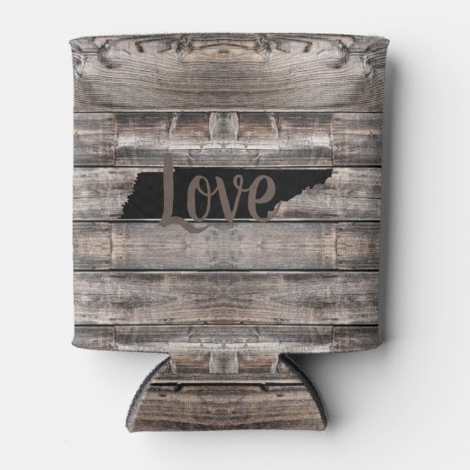 Rustige TENNESSEE LOVE in script | Blikjeskoeler (Voorkant)