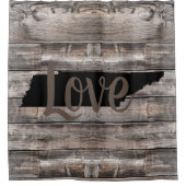 Rustige TENNESSEE LOVE in script Douchegordijn (Voorkant)