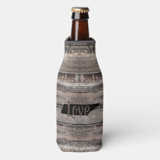 Rustige TENNESSEE LOVE in script | Flesjeskoeler (Fles Voorkant)