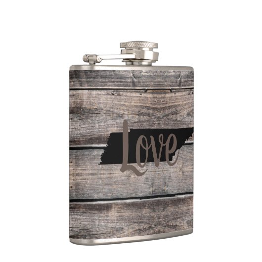 Rustige TENNESSEE LOVE in script | Heupfles (Rechts)