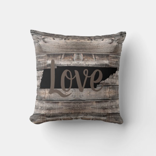 Rustige TENNESSEE LOVE in script Kussen (Voorkant)