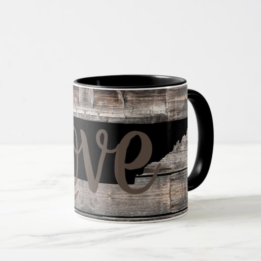 Rustige TENNESSEE LOVE in script Mok (Voorkant rechts)